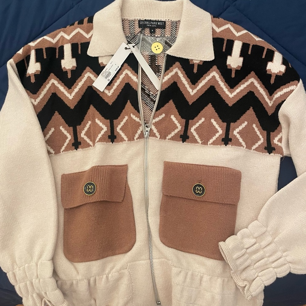 Brand new sweater/jacket with tags on